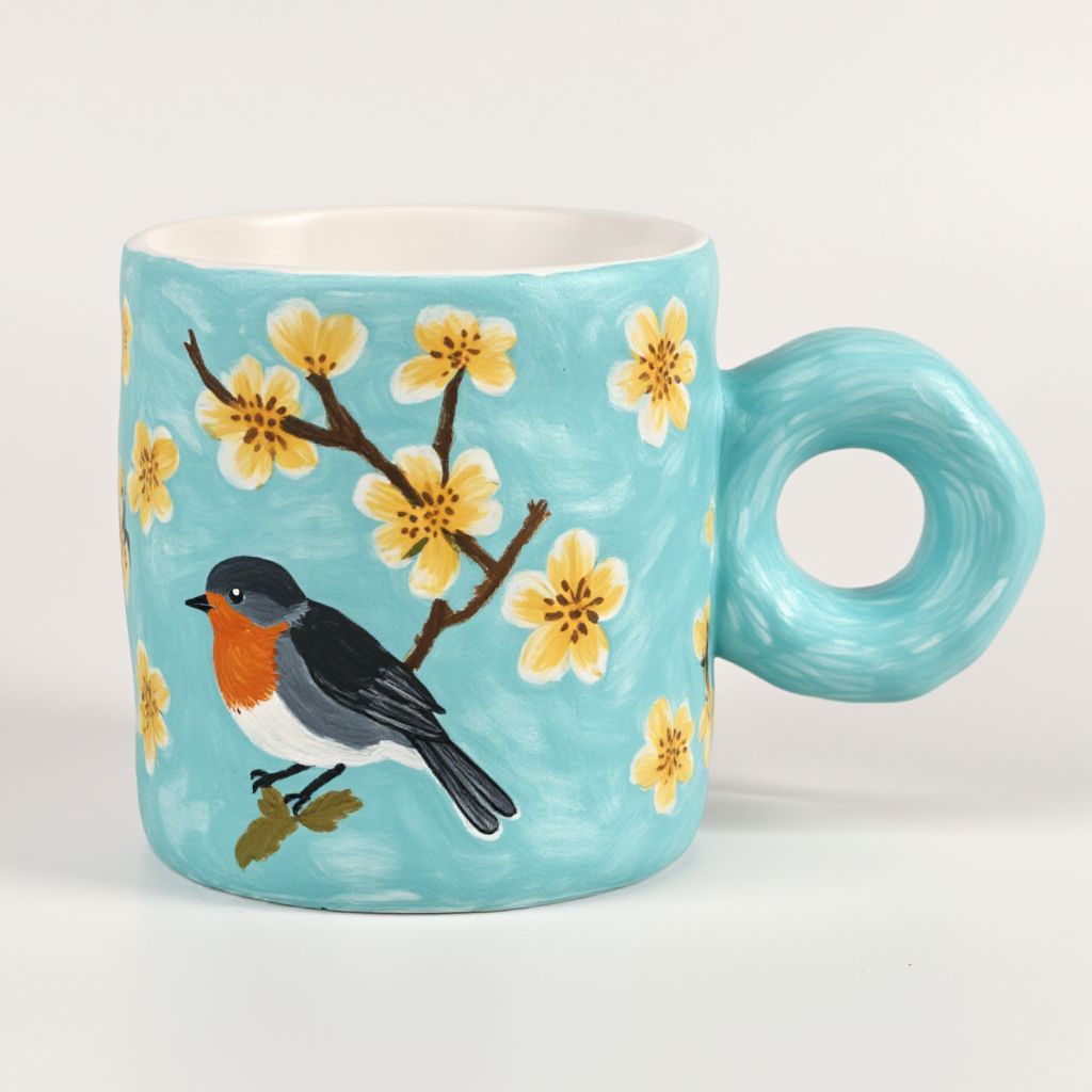 Impressionist handmade mug